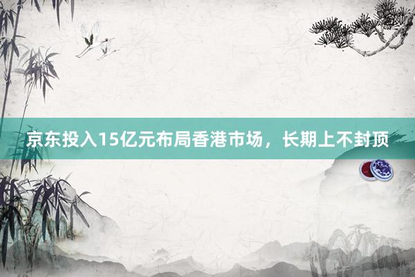 京东投入15亿元布局香港市场，长期上不封顶